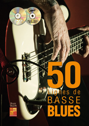 méthode pour apprendre le blues, tablature, 50 Lignes de la Basse Blues, méthode