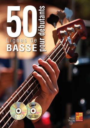 apprenez à jouer 50 lignes de basse pour débutants, solfège et tablature