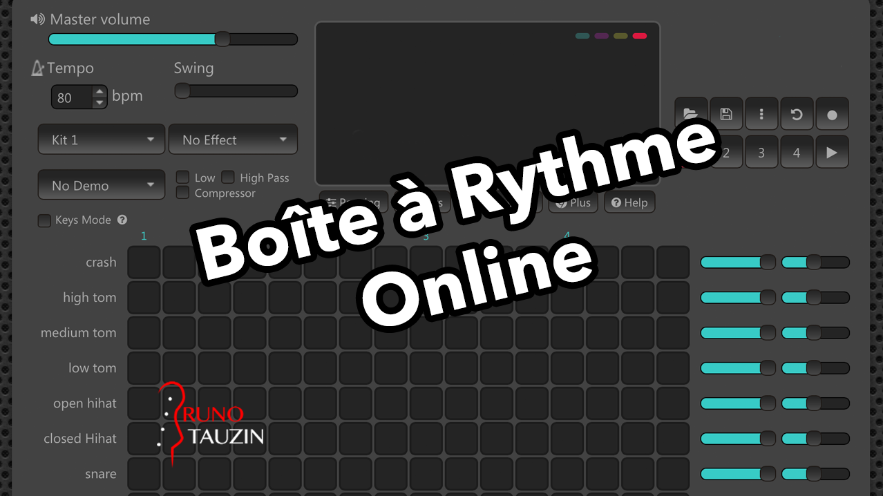 Boîte à rythme en ligne gratuite