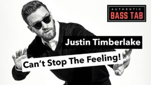 justin timberlake, feeling, basse cover, tablature, groove