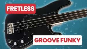 cours de basse fretless, funky, facile, tablature