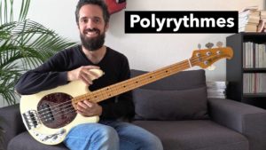 cours de basse, polyrythme, tablature, rythme, technique, exercice