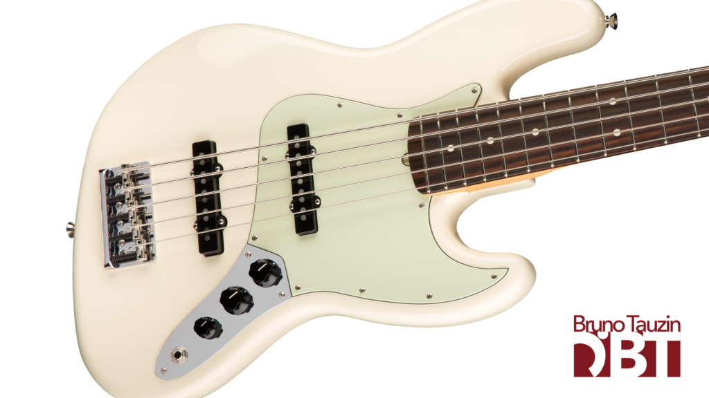 test basse 5 cordes fender jazz bass american professional V