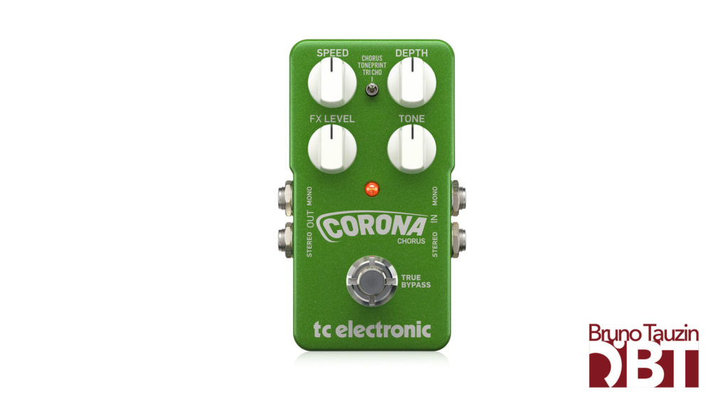 test pedale chorus basse tc electronic corona