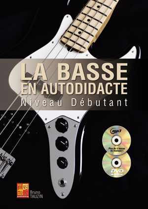 Méthode de basse pour débutant autodidacte avec CD et DVD