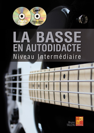 Méthode de basse pour niveau intermédiaire autodidacte avec CD et DVD