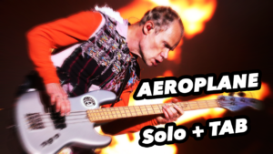 solo de basse aeroplane, cours, tablature