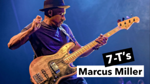 cours basse, slap, marcus miller, 7-t's, tablature