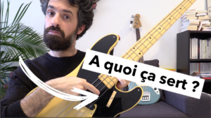 cours de basse, fender, thumbrest, conseil, debutant