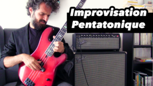 cours de basse, improviser facilement avec les gammes pentatonique, tablature