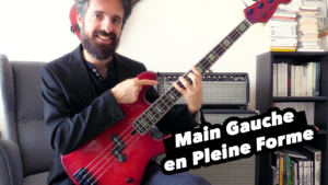 cours de basse débutants, déliateurs, main gauche, technique, tablature