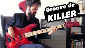 cours de basse, groove funky en drop D, tablature