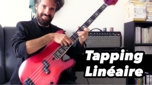 cours de basse, tapping, debutant, tablature