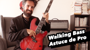 cours de basse jazz, walking bass, tablature