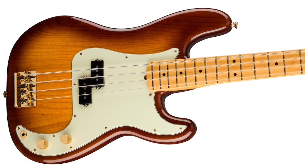 fender precision bass, basse, bassiste, cours de basse, 75th anniversary commemorative