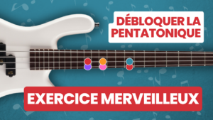 cours de basse débutants, gamme pentatonique, tablature, pdf, tuto, bassiste