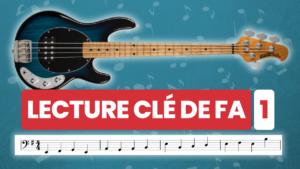 clé de fa, solfège, basse, bassiste, lecture notes, notes sur le manche, cours, tuto, débutant