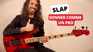 slap, technique, cours, débutant, tablature, exercice