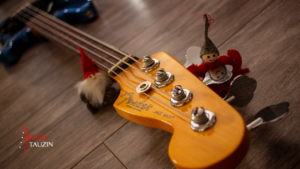 Arrangement pour basse fretless solo de Silent Night, avec Tablature