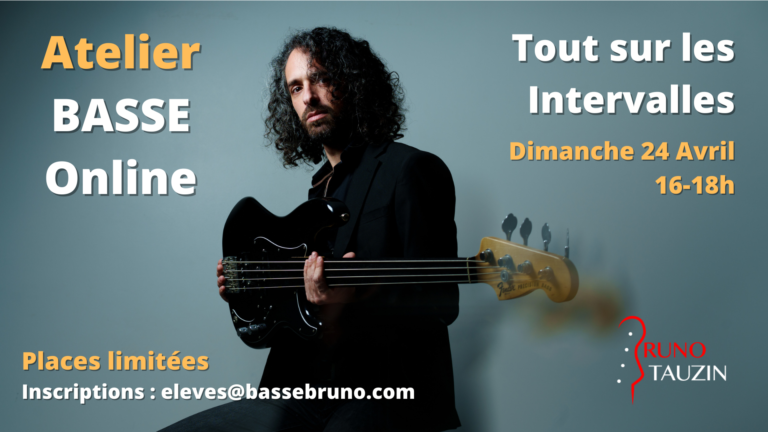 Masterclass, basse, bassiste, atelier, cours, online, skype, arpège, débutant