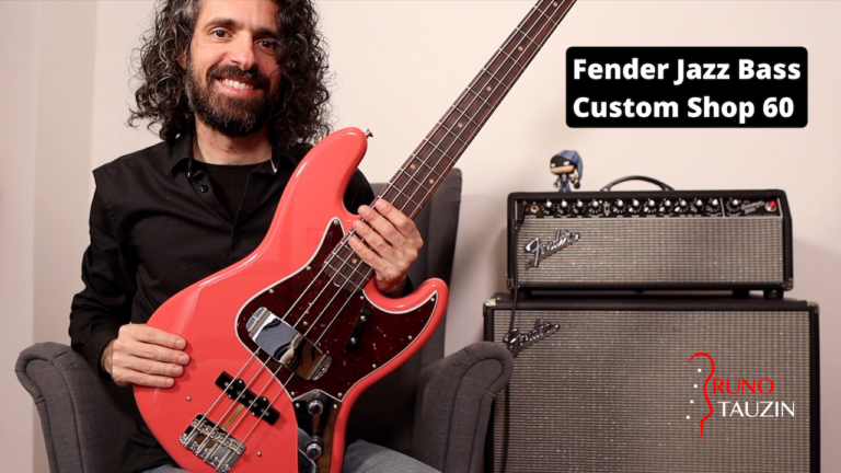 fender jazz bass custom shop 60, demo, test, bassiste, basse, slap