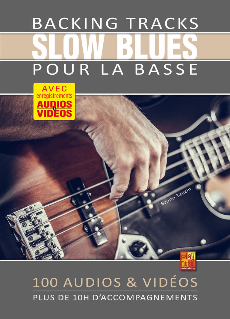 backing tracks, playback, basse, slow blues, méthode