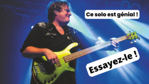 cours de basse, solo, Stuart Hamm, tablature