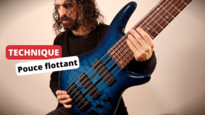 cours de basse, technique, 5 et 6 cordes, pouce flottant