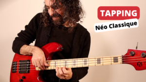 cours, basse, Tapping, tuto, tablature, technique