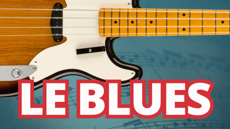 cours de basse blues, arpèges, tablature, débutant