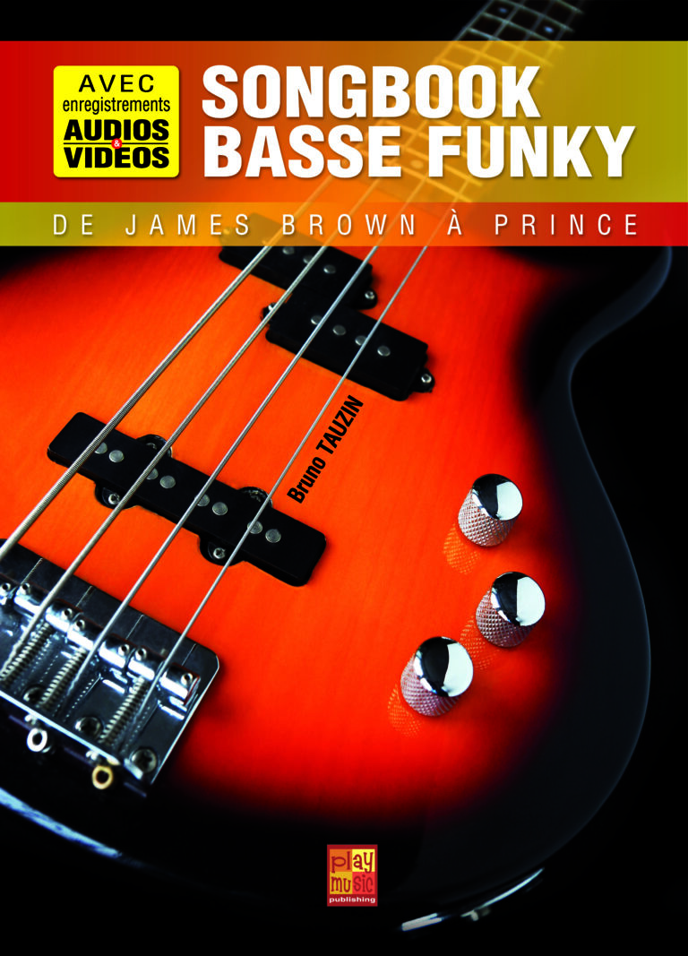 songbook basse, funk, funky, tablature, James brown, groove, bassiste