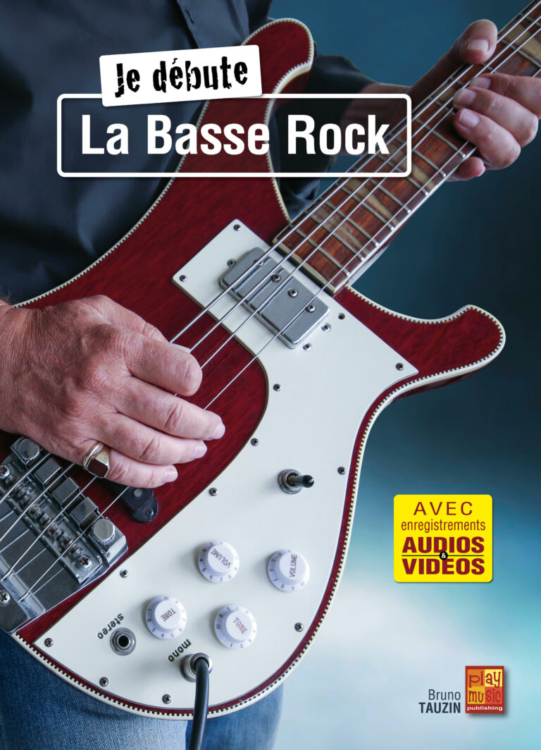 basse, rock, debutant, cours, méthode