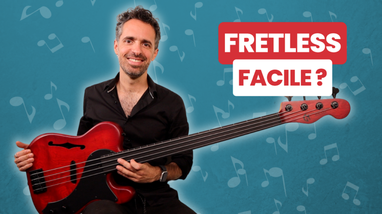 cours de basse fretless, débutant, débuter