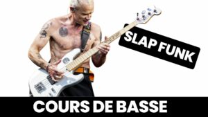cours de basse slap, aeroplane, Red Hot Chili Peppers