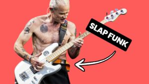 cours de basse slap, aeroplane, Red Hot Chili Peppers