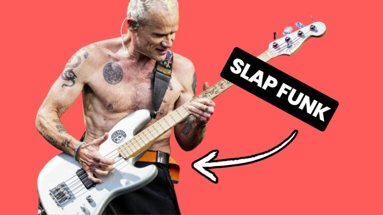 cours de basse slap, aeroplane, Red Hot Chili Peppers