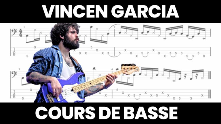 vincen garcia, cours de basse, aprieta, bass tab