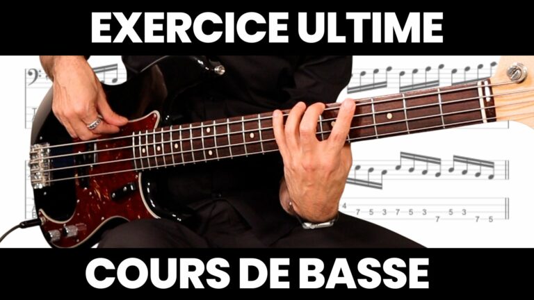 gamme majeure, cours, séquences, tablature, basse