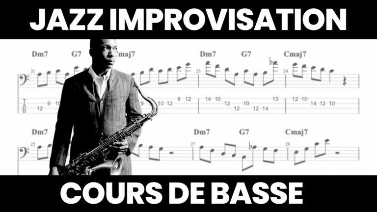 john coltrane, improvisation, jazz, II V I, cours