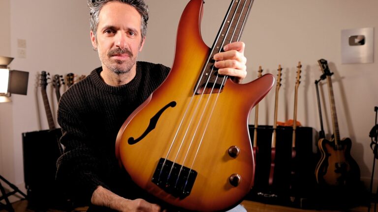 Basse Ibanez SRH500F Fretless