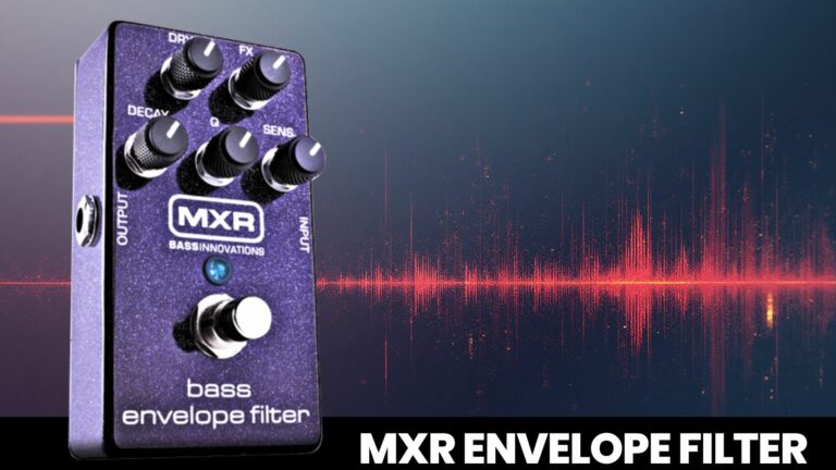 mxr bass envelope filter, pédale d'effets pour bassistes funky