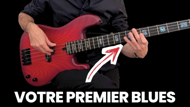 jouez votre premier blues à la basse, cours, tablature