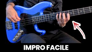 improvisation à la basse, gamme pentatonique, grille d'accords