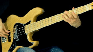 funk bass, groove, tablature, fender jazz bass