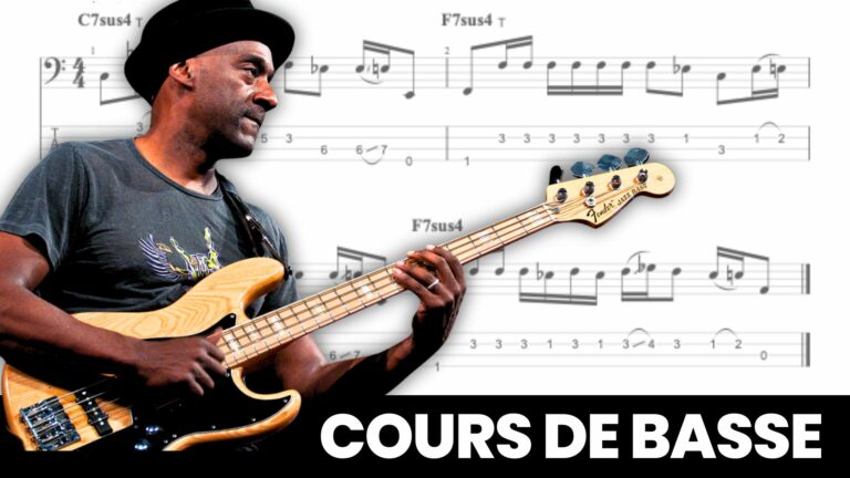 cours de basse, slap, Marcus Miller, Jekyll and Hyde, tablature