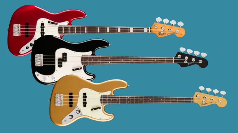 fender, vintera iii, jazz bass, precision