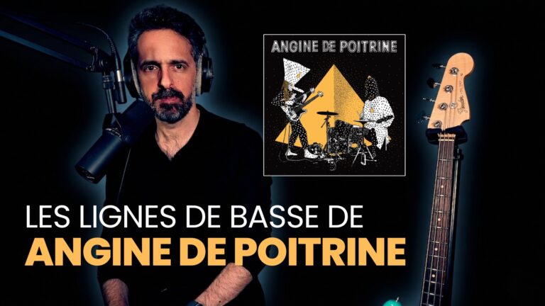 lignes de basse du groupe angine de poitrine, tablature, cours, analyse