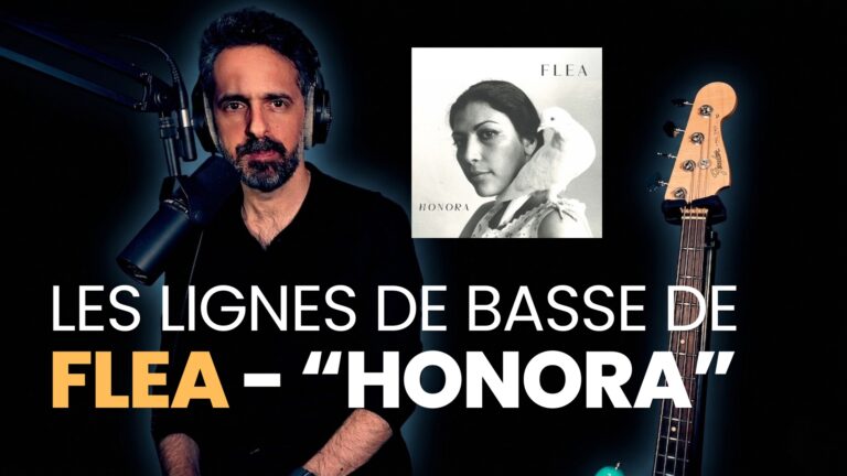 lignes de basse de flea sur son album solo Honora, avec tablature