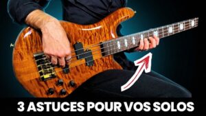 cours de basse, improvisation, solo, tablature
