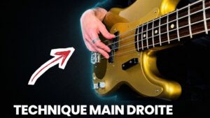 technique basse main droite, cours débutant